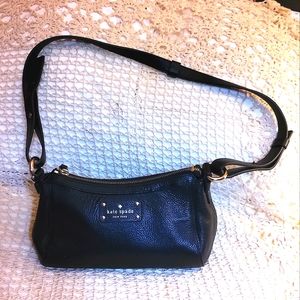 Kate Spade black pebble leather purse